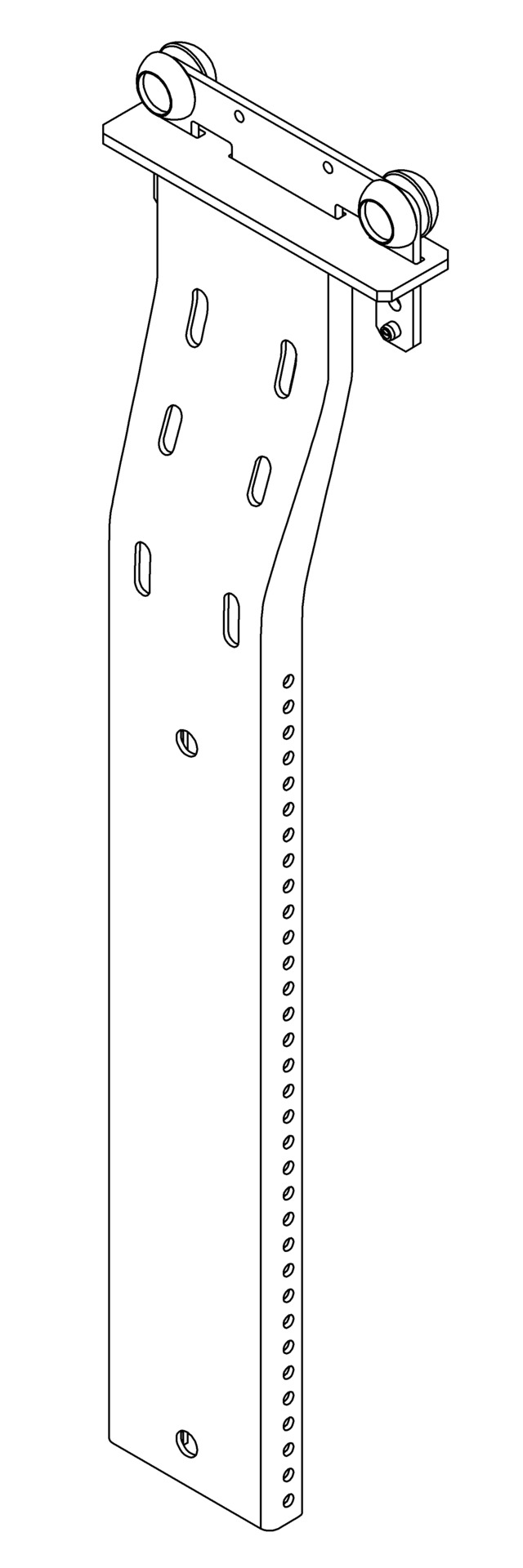 Laufwagen für Schieberunge gekröpft Code L und XL / Hestal