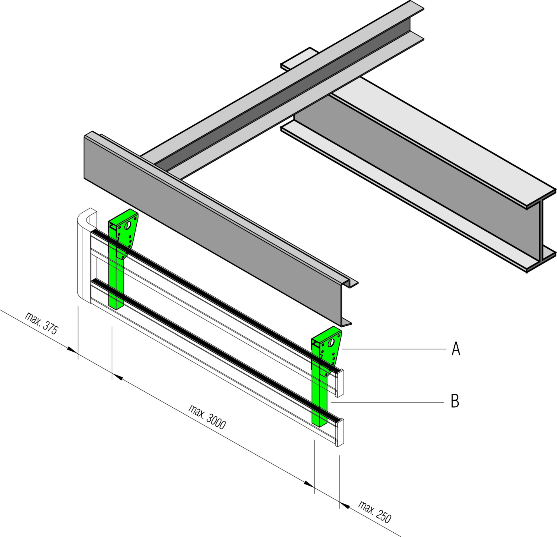 Sideline Typ VA - Edelstahl