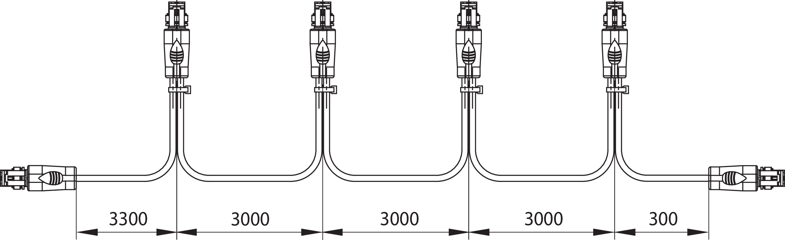 SMLR-Kette 6X SS Buchsengehäuse