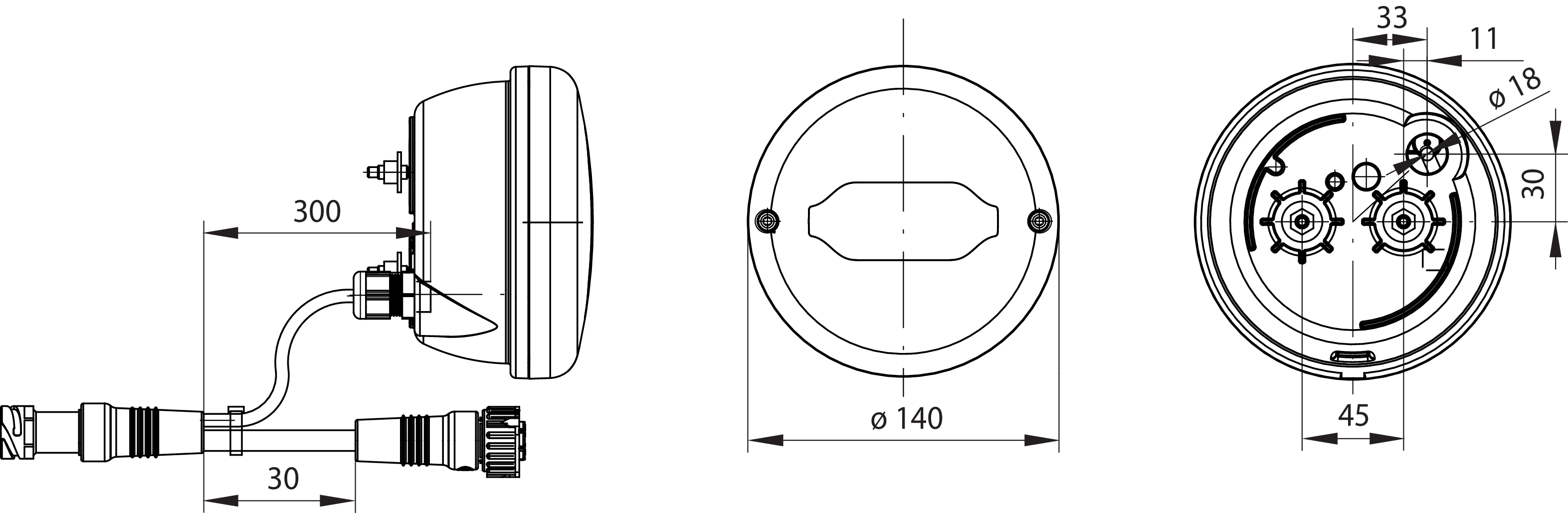 HYB-RD-LEUCHTE SBBL 24 V