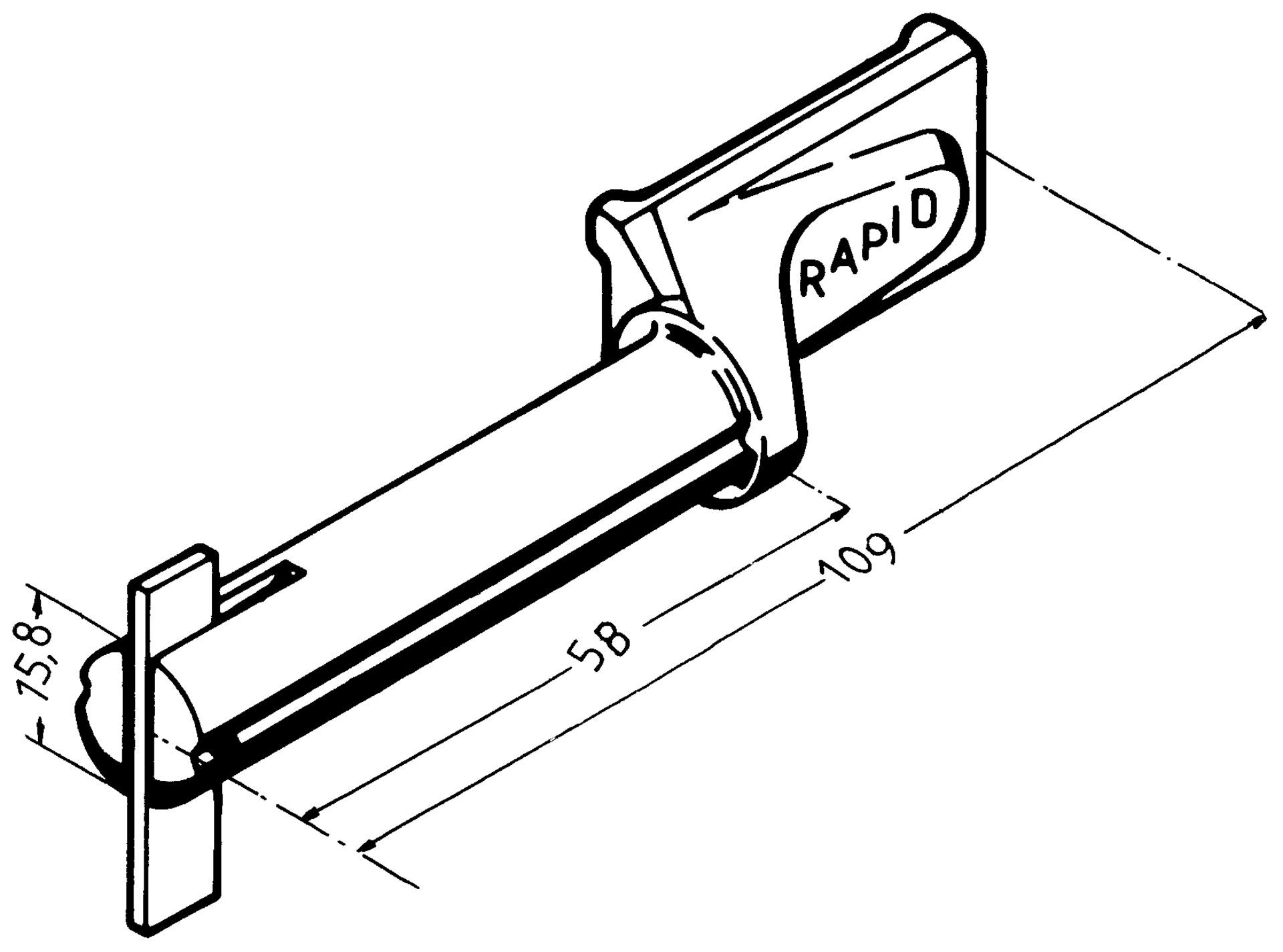 Anschweiß- und Anschraub Steckbolzen für Scharnier, aushängbar