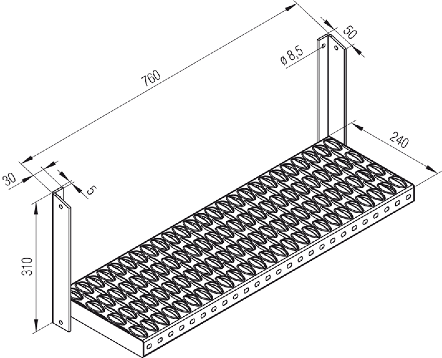 GTO Klapptritt, 1-stufig