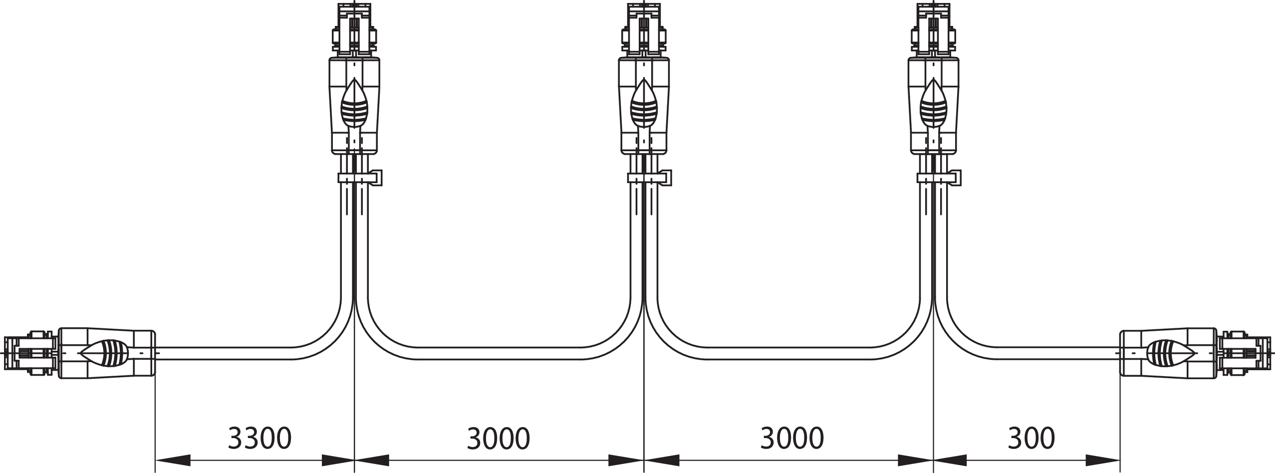 SMLR-Kette 5X SS Buchsengehäuse