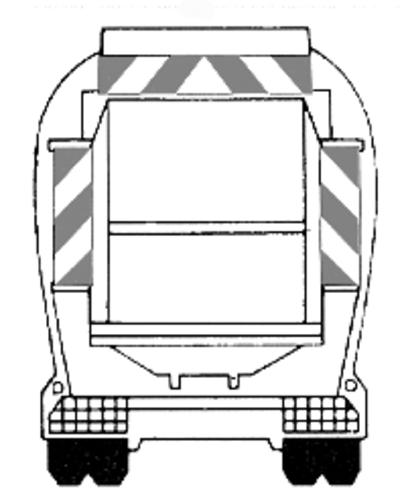 KFZ-Warnmarkierung auf Rolle
