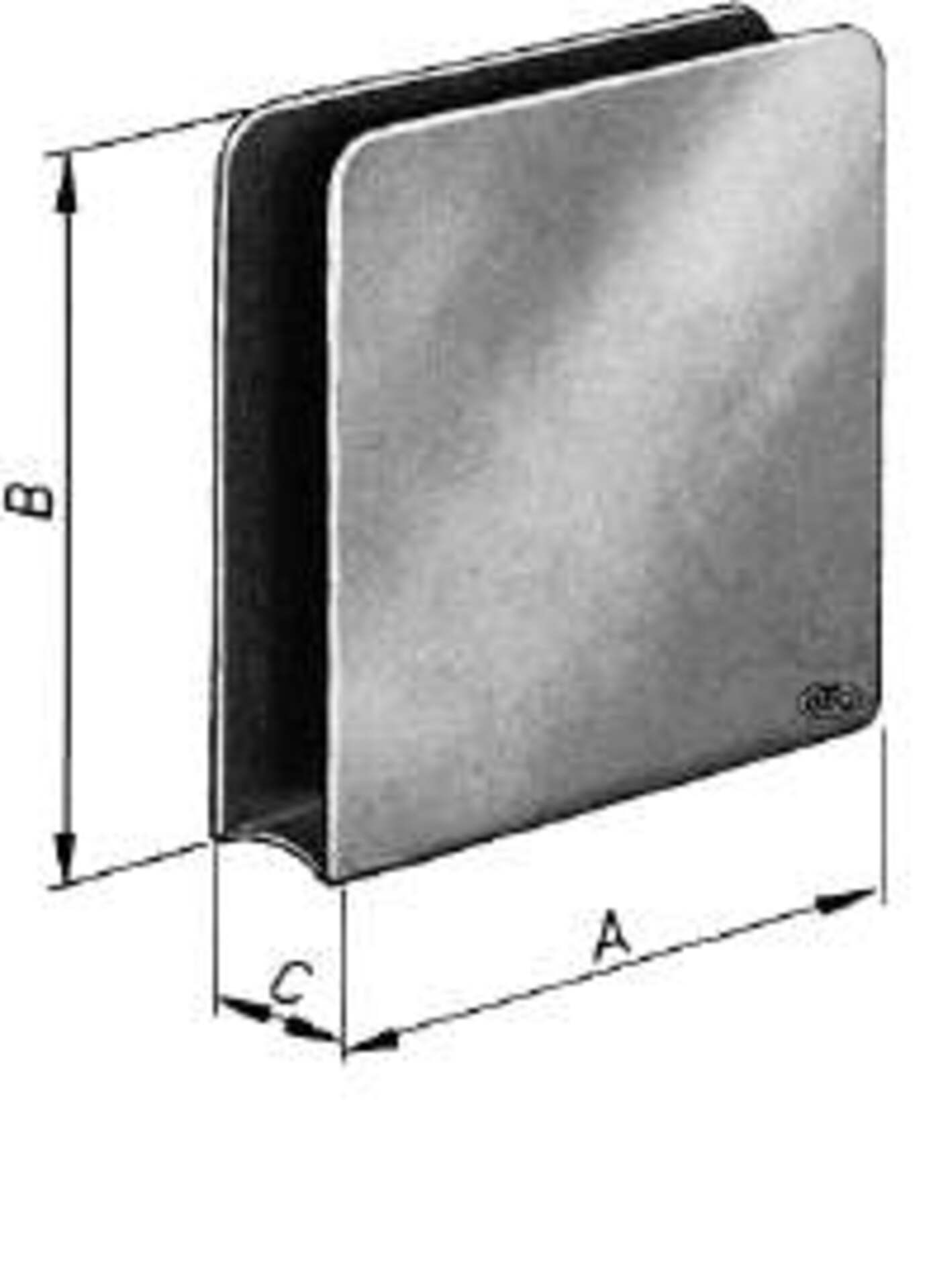 Einstecktaschen dreiseitig offen