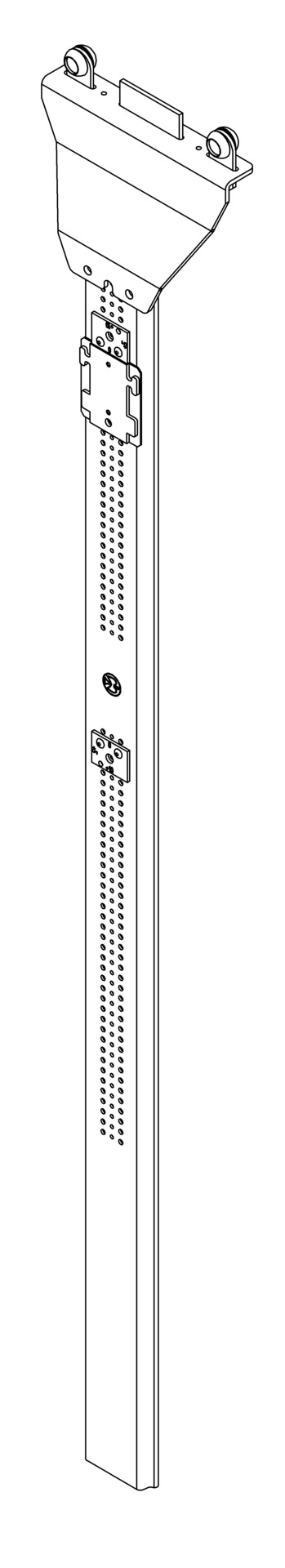 Teleskop für Schieberunge gekröpft / Hestal
