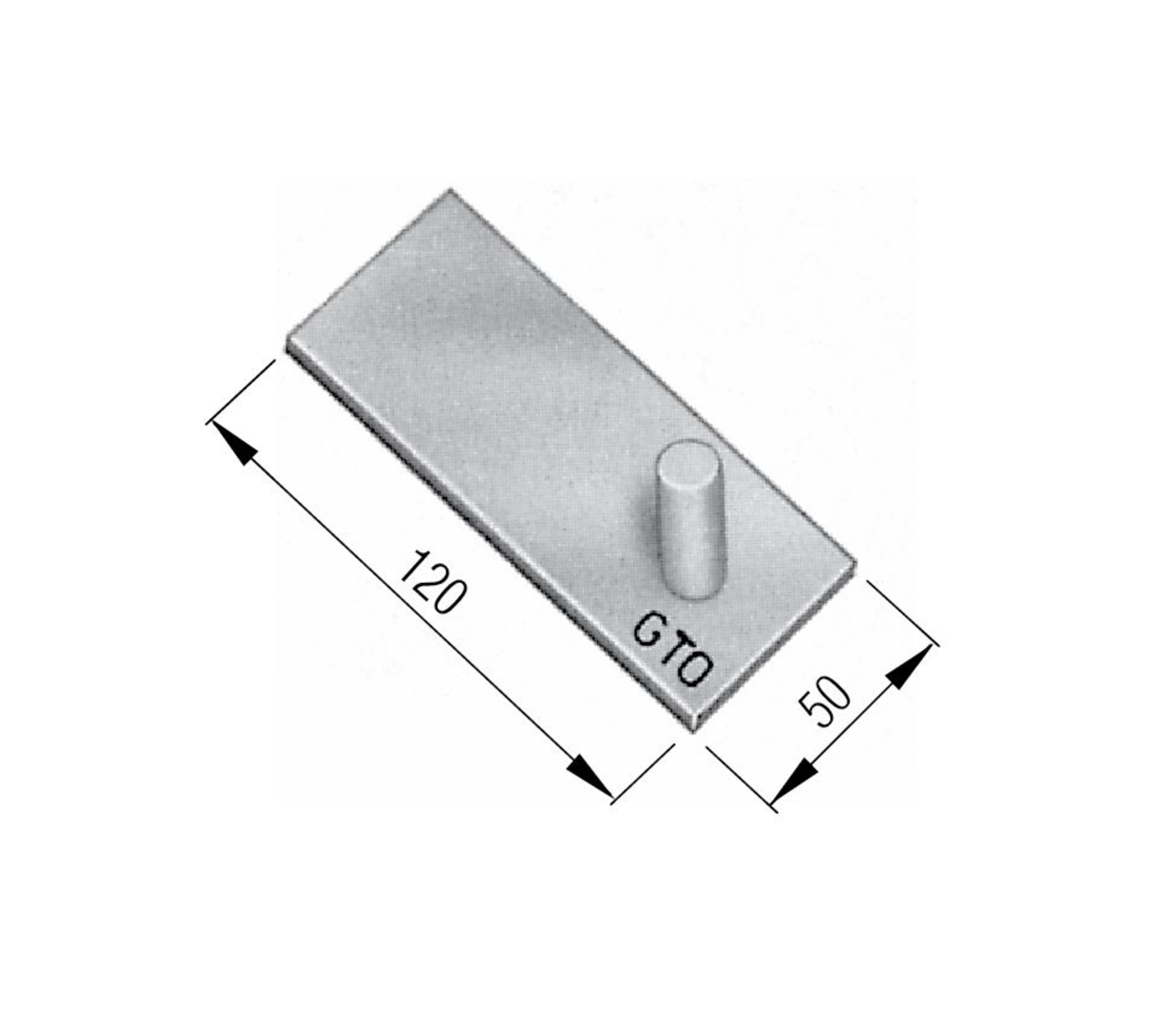 Planbalkenhalter eckig