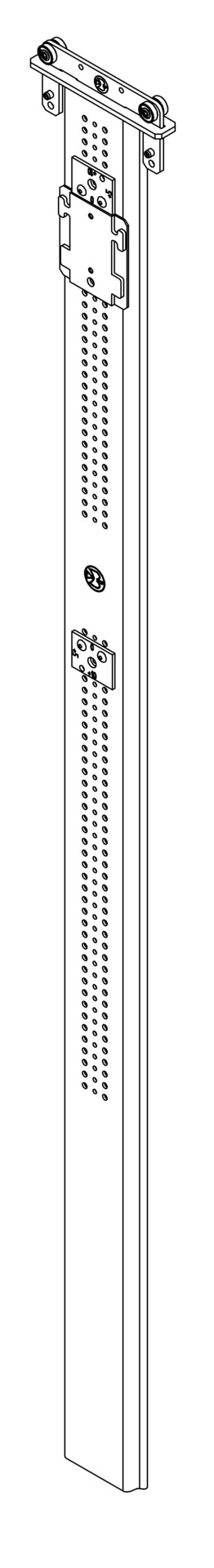 Teleskop für Schieberunge gerade / Hestal