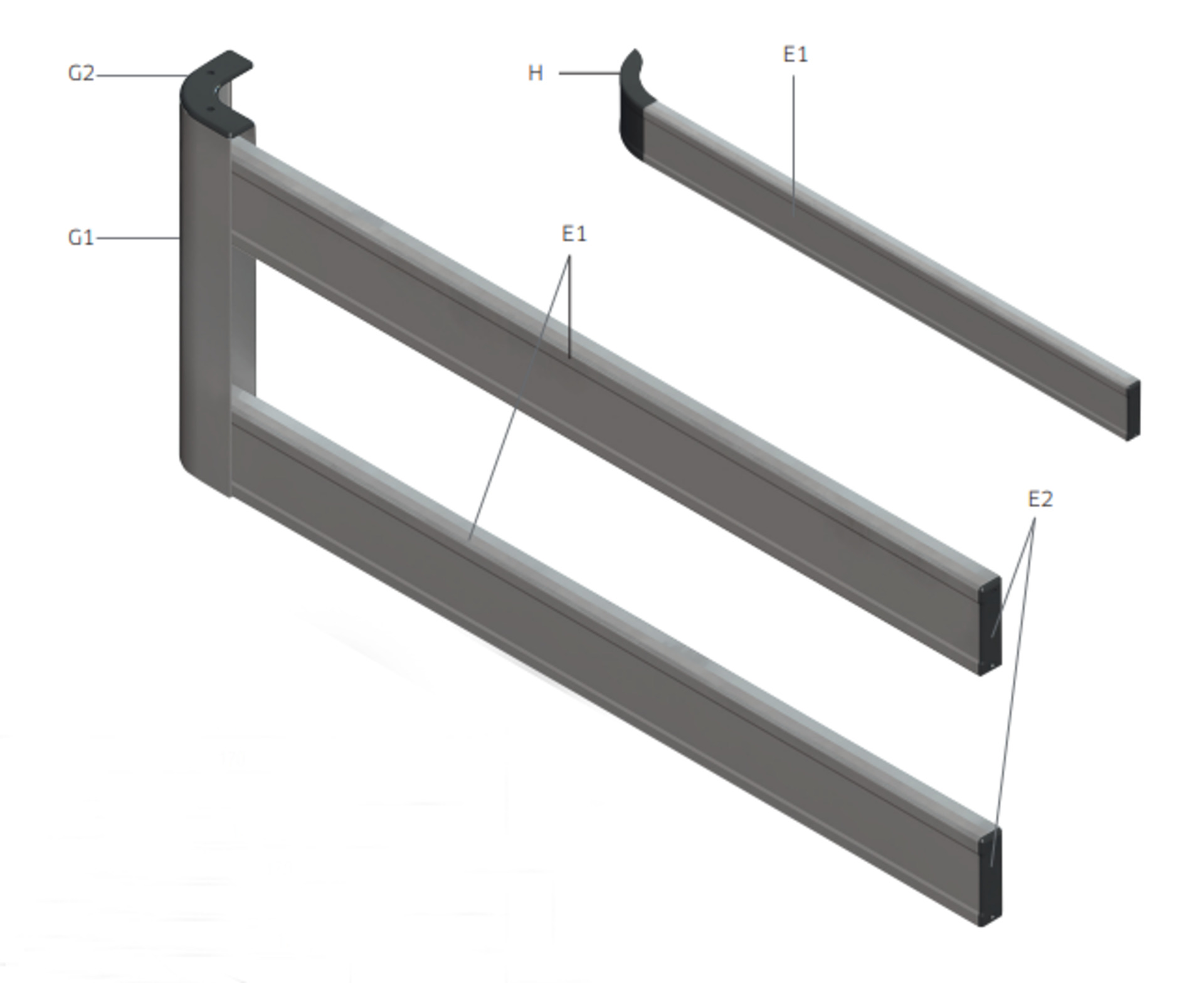 Plankenbauteil - Komponenten