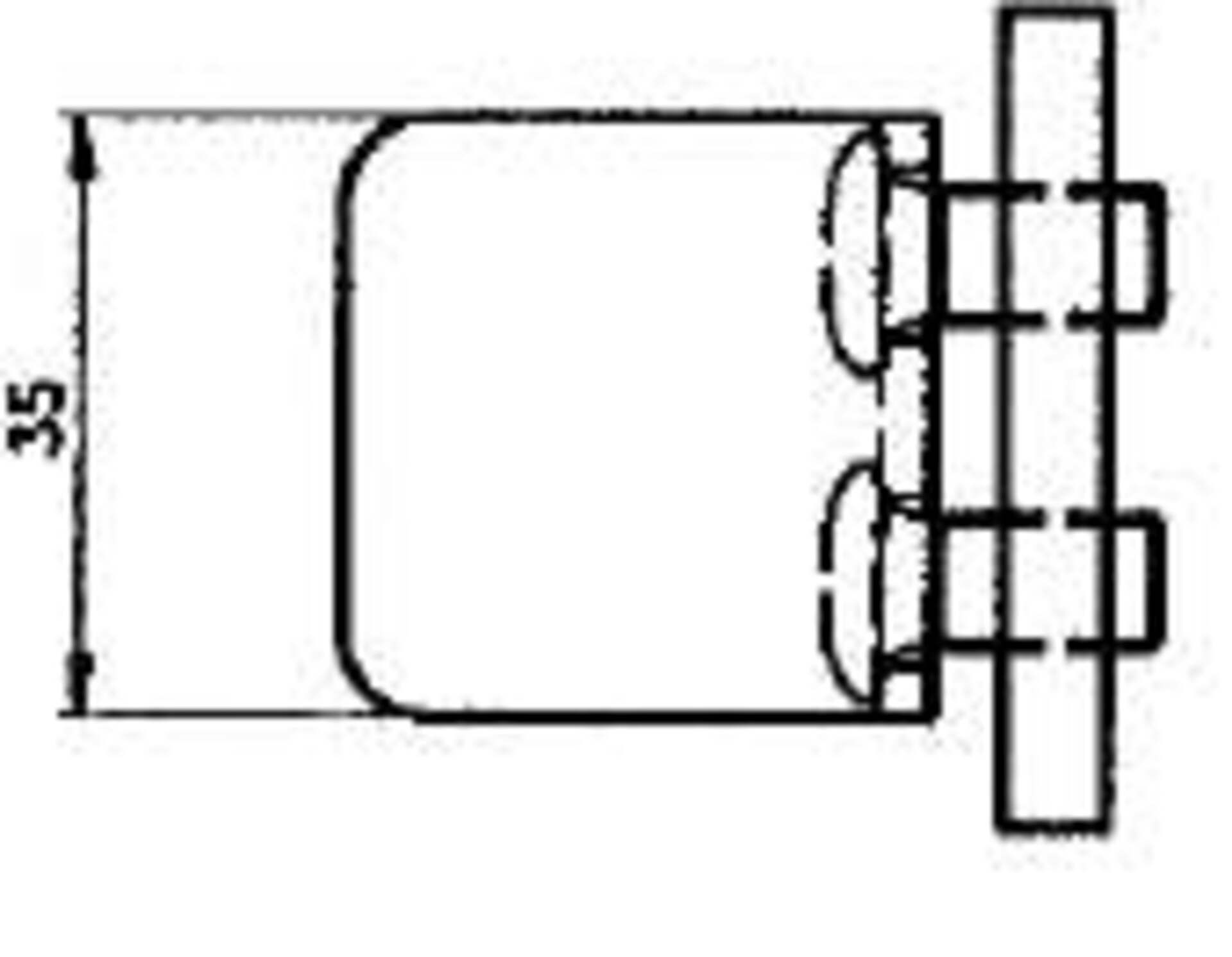 Zubehör zu Kinnegrip-Rungen K 20, Gegenhalter-Schraubsatz K 20