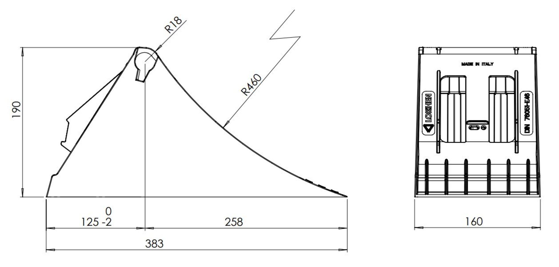 Kunststoff-Unterlegkeil G 46