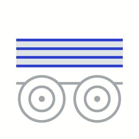 Symbol Aluminium-Bordwände