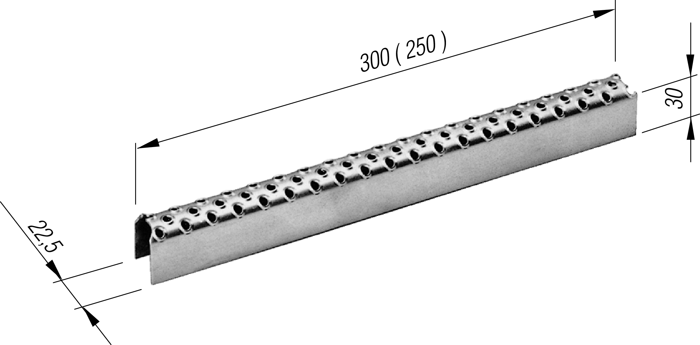 Leitersprosse zum Anschweißen