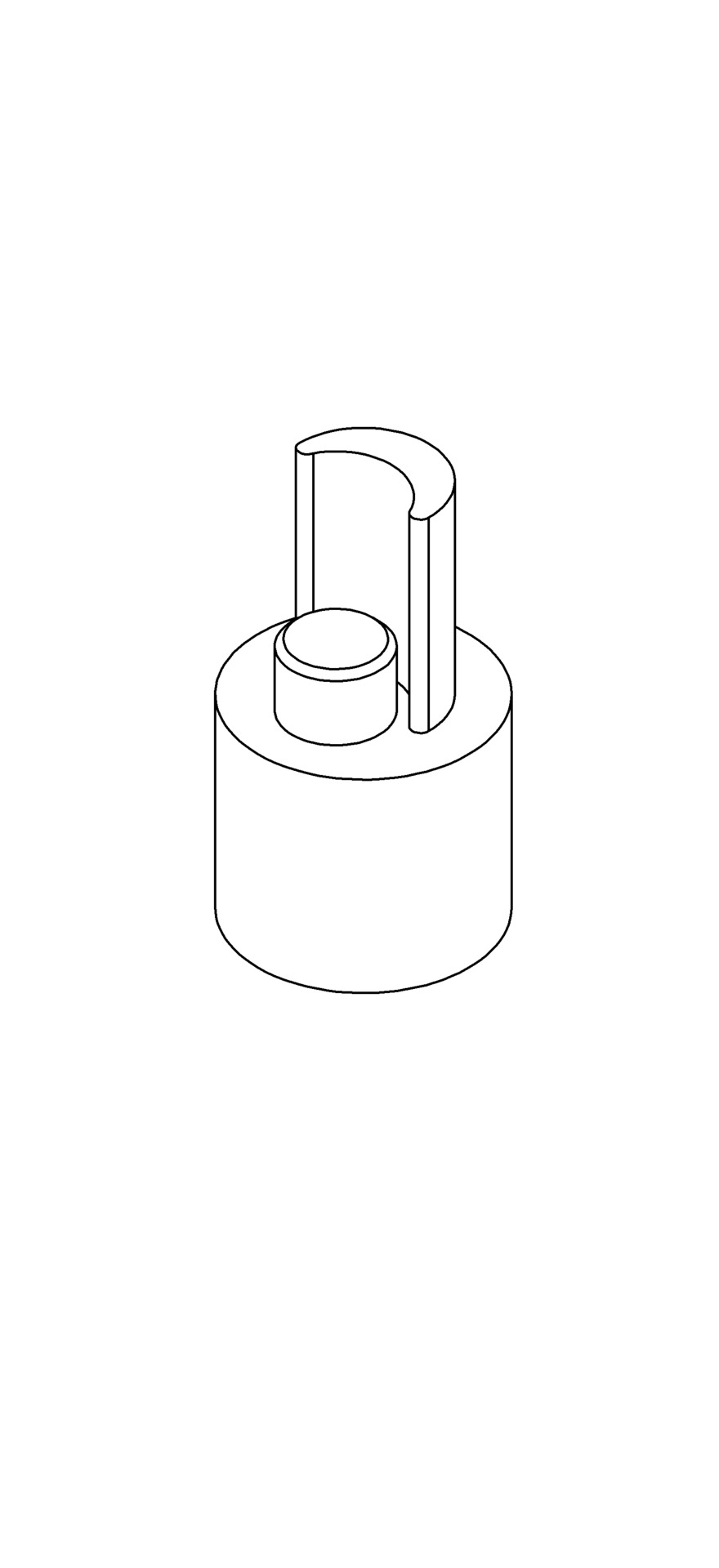 Curtainsider-Spannrohr-Adapter “27” unten