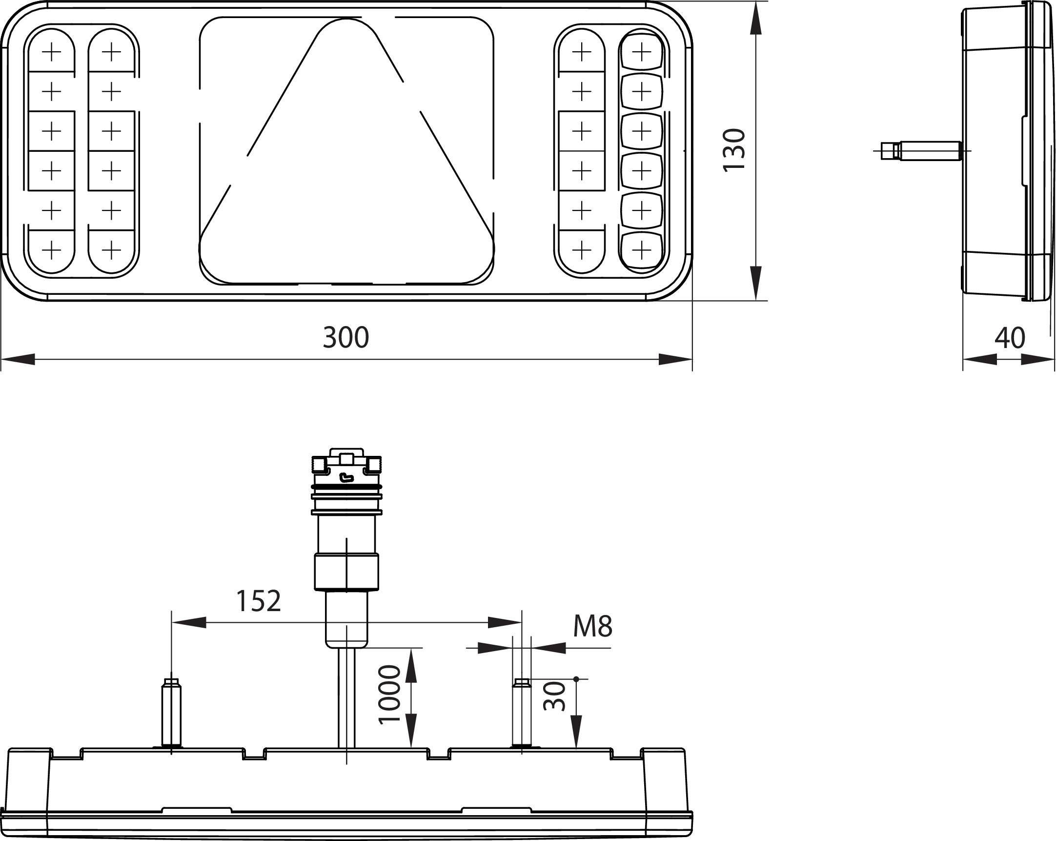 LED-Leuchte SDRBBLZRNES COLUNA 24V