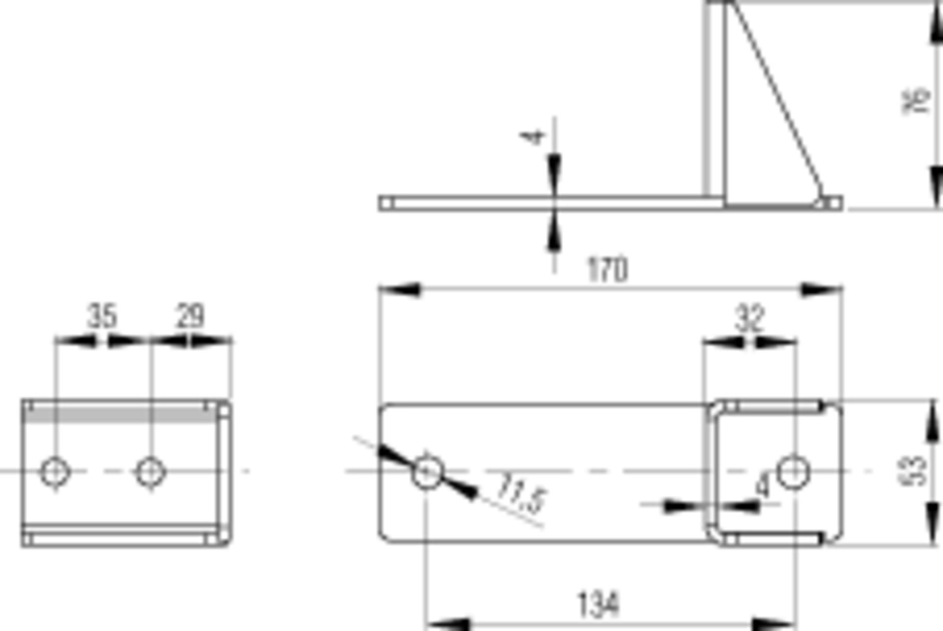 Unterbaukonsolen für die leichte Klasse