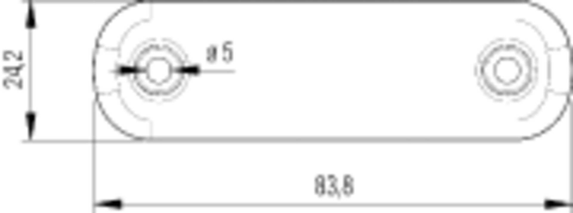 LED-Umrissleuchte rot