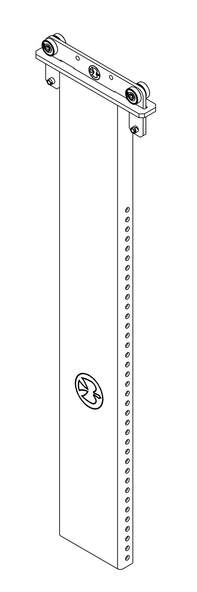 Laufwagen für Schieberunge gerade Code L und XL / Hestal