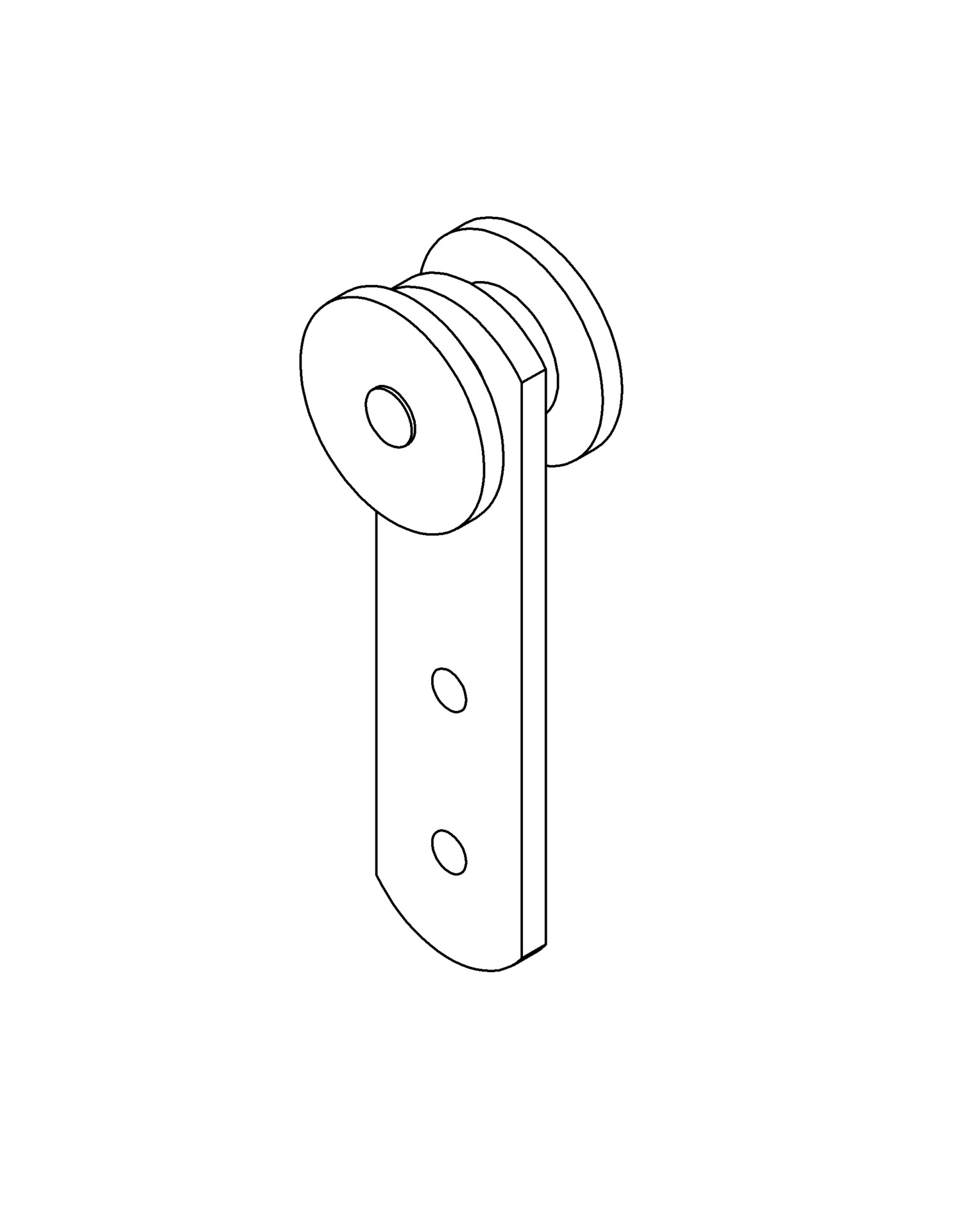 Curtainsider-Niet-Laufrolle