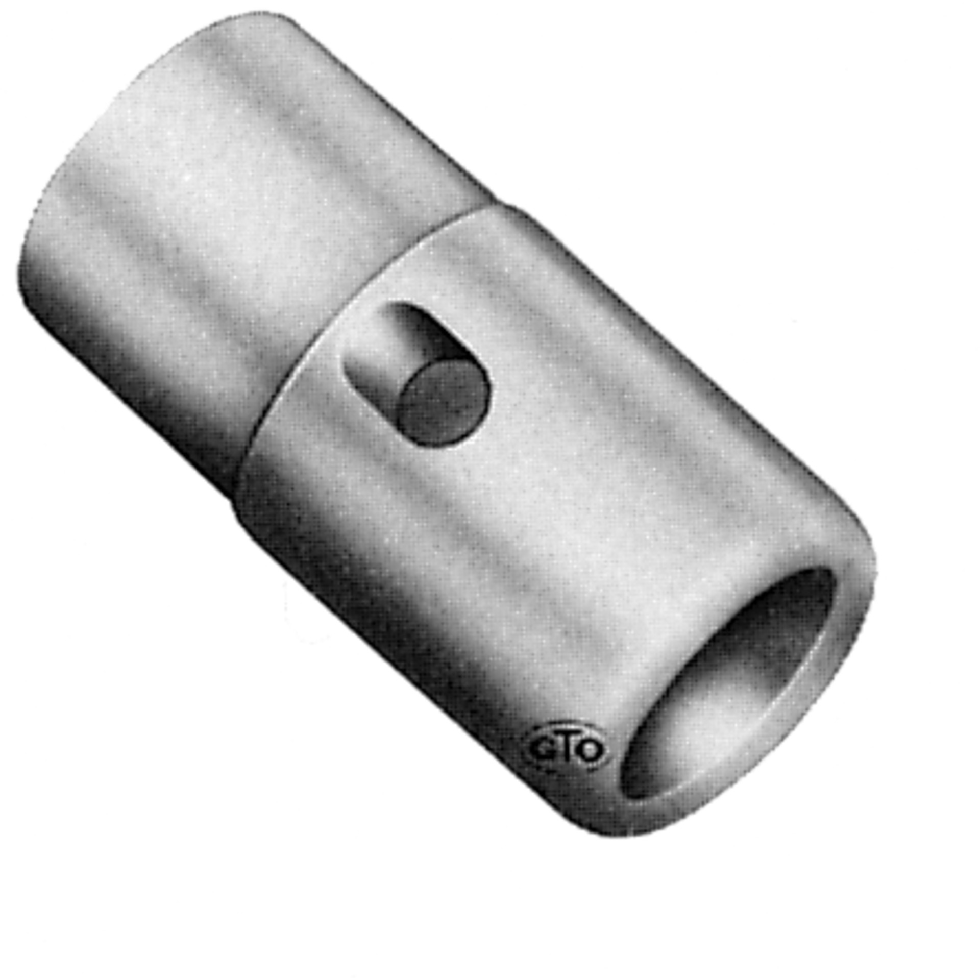 Planrohrendstück Kunststoff lang 60x1,2